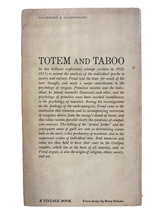Totem and Taboo by Sigmund Freud