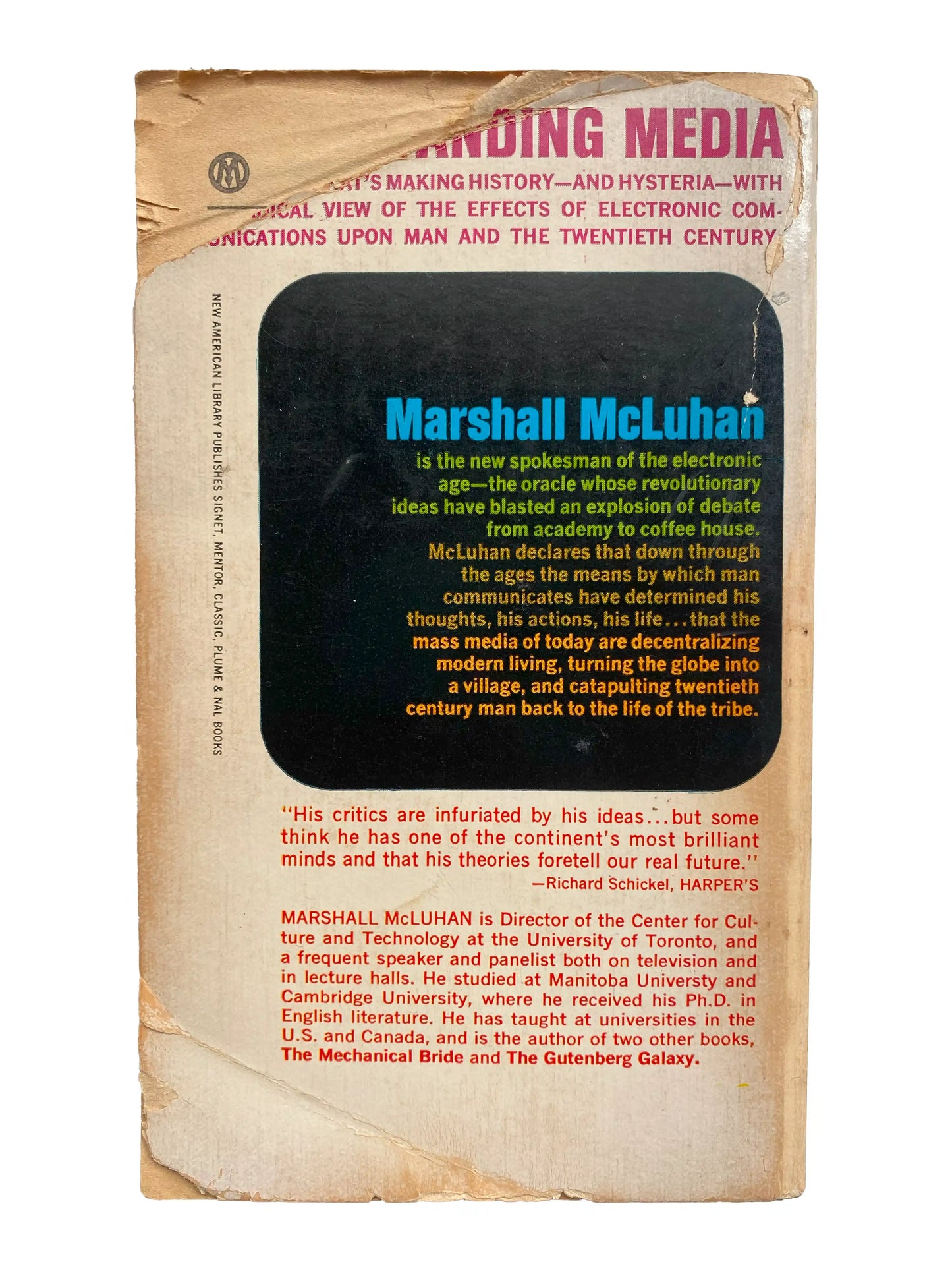 Understanding Media by Marshal McLuhan